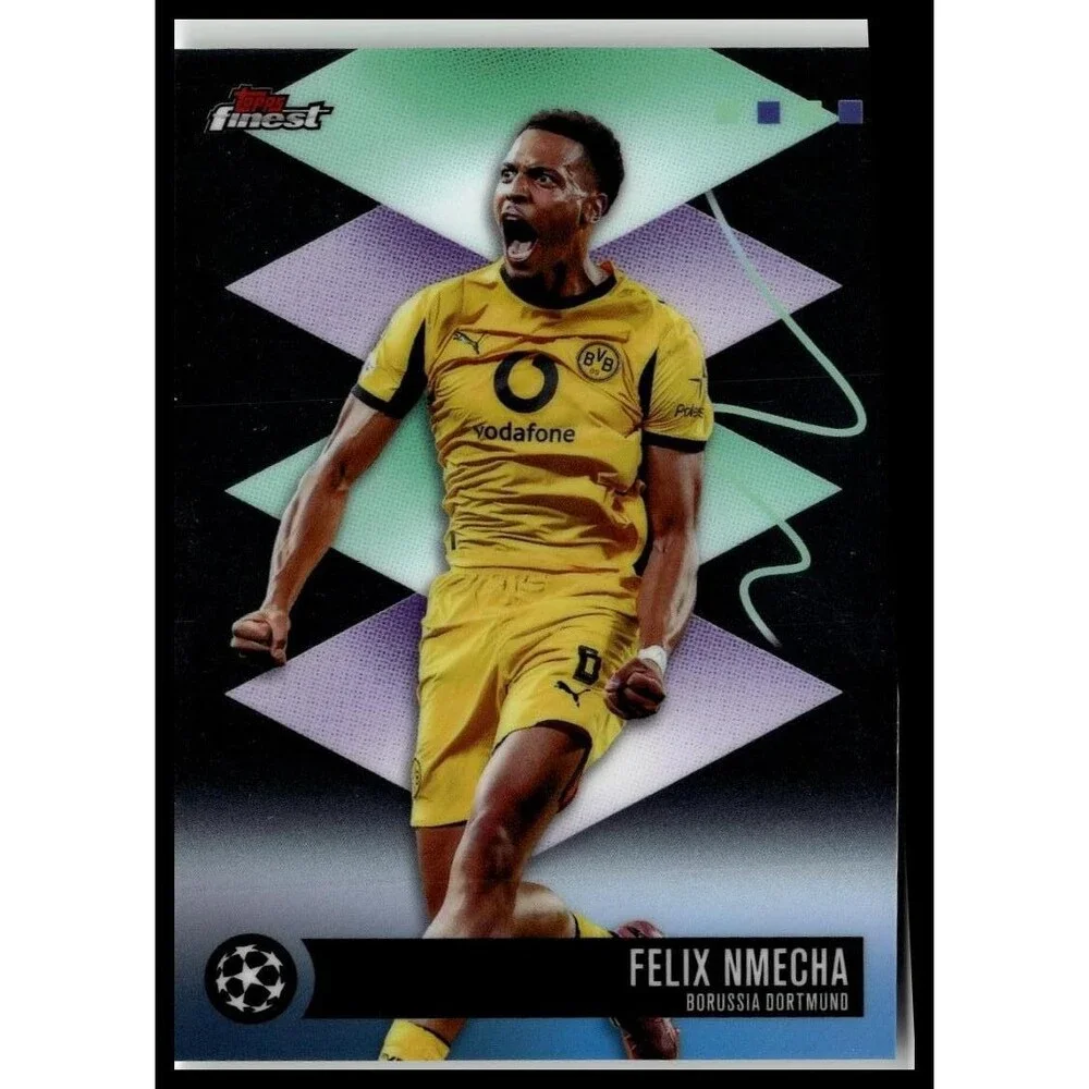2026 Topps Finest Felix Nmecha #434 Borussia Dortmund Rare